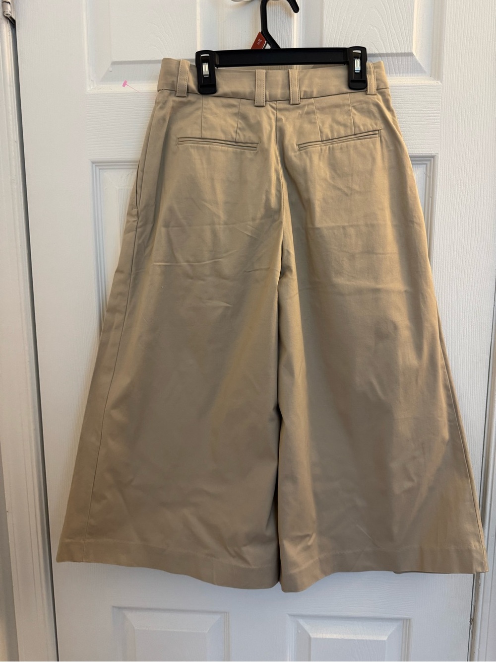 Aritzia Babaton High-Rise Wide-Leg Cropped Trousers in Beige - Picture 13 of 16